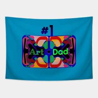 #1 Art Dad Tapestry