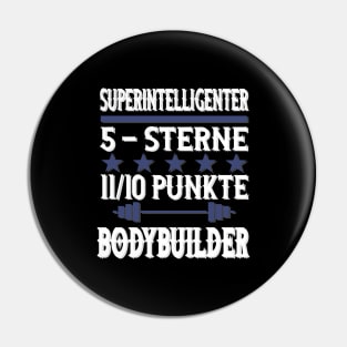 Bodybuilder Gym Krafttraining Geschenk Spruch Pin