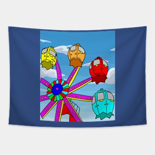 Fun Fair Amusement Park Amusement Park Tapestry