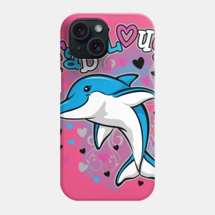 Dolphin Fabulous kids t-shirt Phone Case