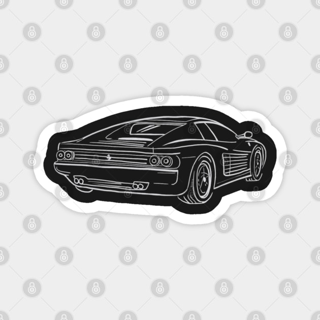 Testarossa backside Magnet by Aurealis