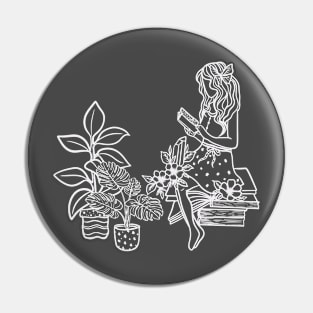 Books and Plants! Pin