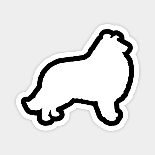 Collie Silhouette Magnet