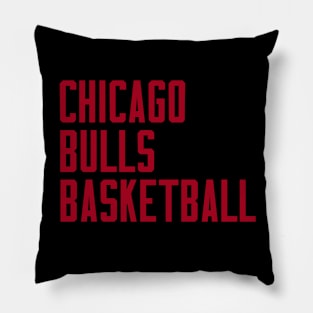 Bulls Basketball Pillow