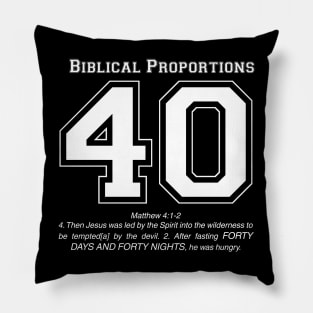 Biblical Numbers Pillow