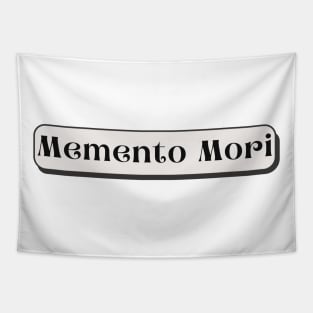 Memento Mori Stoic Tapestry