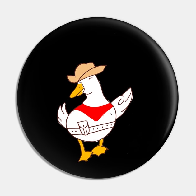 Cowboy duck style Pin by LogoBunch