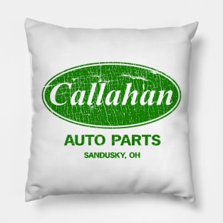 vintage Callahan Auto Parts 1963 Pillow