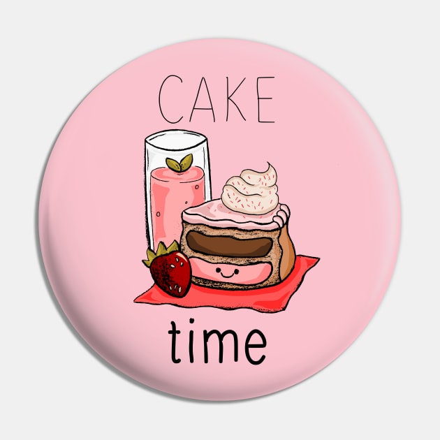 Cute Food - Cake Time Pin by ThaisMelo