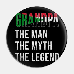 Grand Father Sudanese Grandpa The Man The Myth The Legend - Gift for Sudanese Dad With Roots From  Sudan Pin