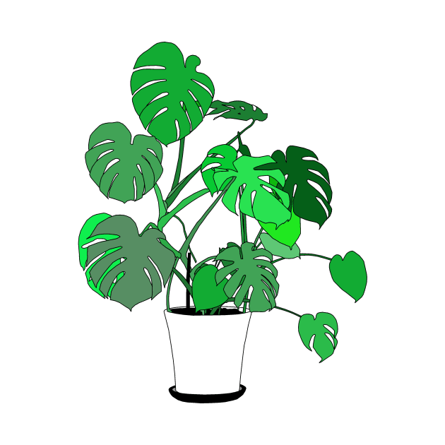 MONSTERA DELICIOSA by edajylix