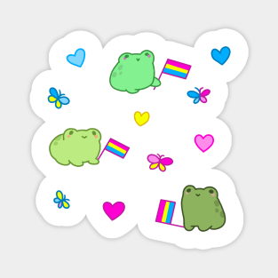 Rotund Pansexual Frogs Magnet