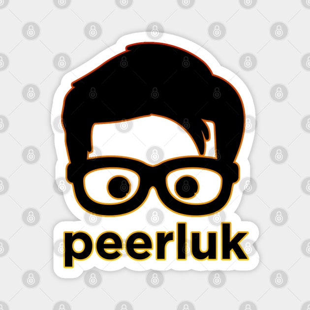 Peerluk Logo Black/Yellow Magnet by peerluk