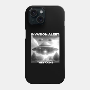 Invasion Alert UFO Phone Case