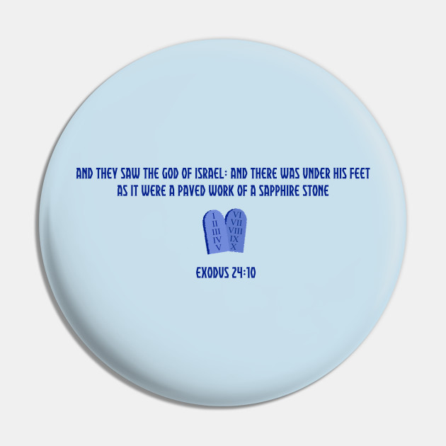 The Ten Commandments Exodus 24 10 Bible Verse Ten Commandments Pin Teepublic