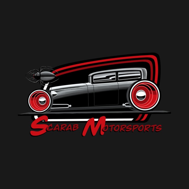 Scarab Motorsports Rat Rod Tudor Logo by ScarabMotorsports