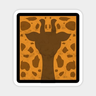 Retro Giraffe Magnet
