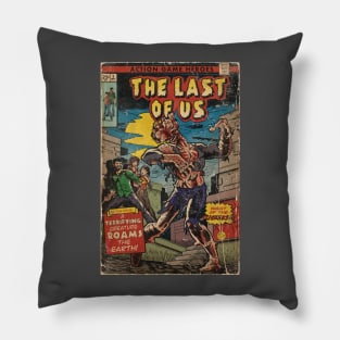 Night of the Clickers! Comic book fan art Pillow