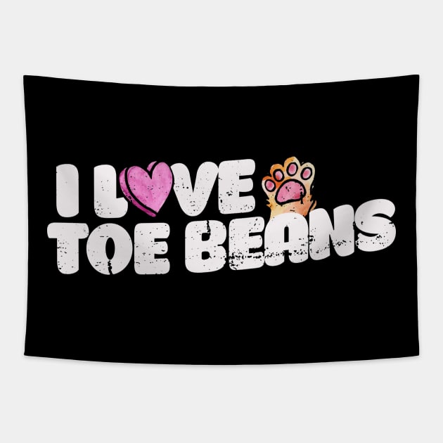 I love toe beans Tapestry by bubbsnugg