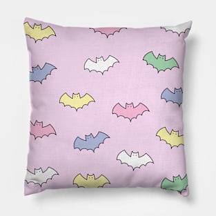 Colorful Bat pattern Pillow