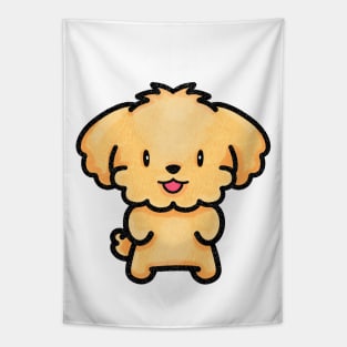 Cute Kawaii Mutt Puppy Tapestry