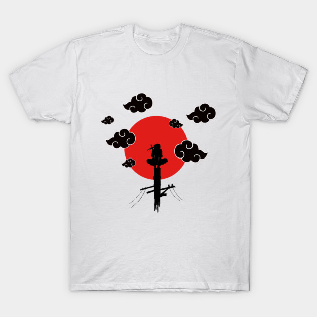 Itachi Uchiha Akatsuki Silhouette Naruto Shippuden T Shirt