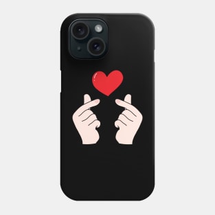 Double Finger heart Hand Sign Phone Case