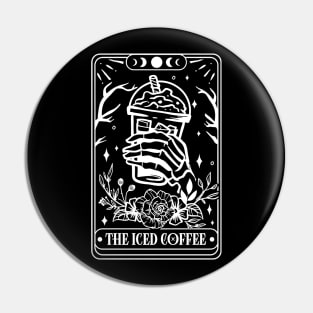 The Iced Coffee Tarot Card Pin