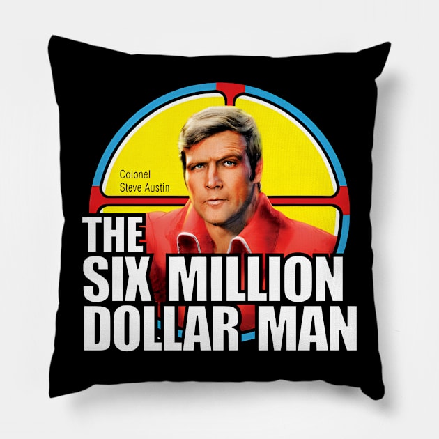 The Six Million Dollar Man Pillow by MammyDolli