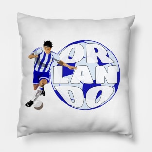 Orlando Soccer Enthusiast: Kickin' It Orlando Florida Style Pillow