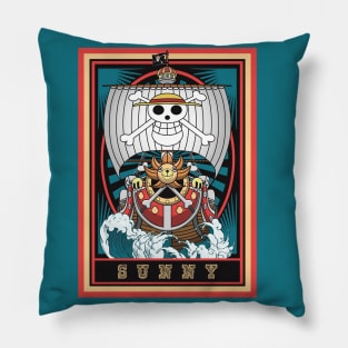 One Piece - Thousand sunny pirates ship Pillow