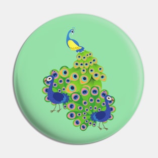 Beautiful Peacock Pin