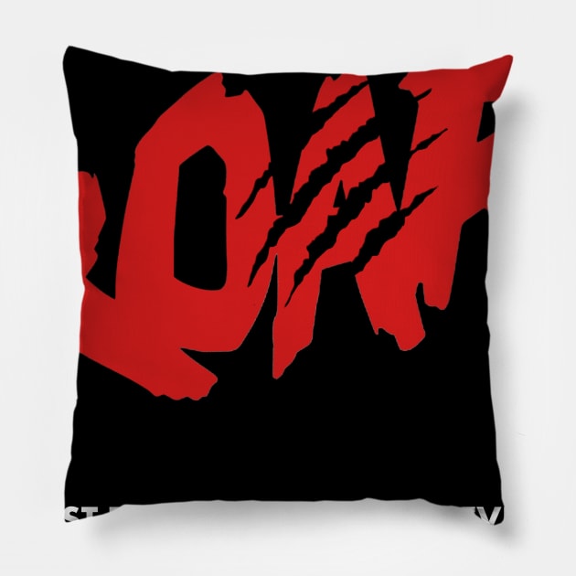 Roar Pillow by TheUnseenPeril