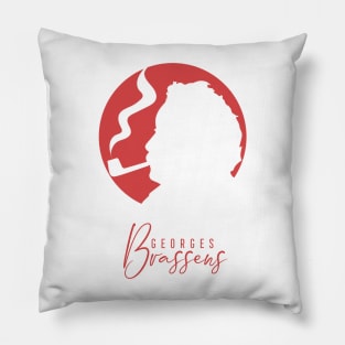 Georges brassens Pillow