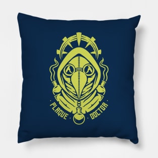 Darkest Plague Doctor Pillow