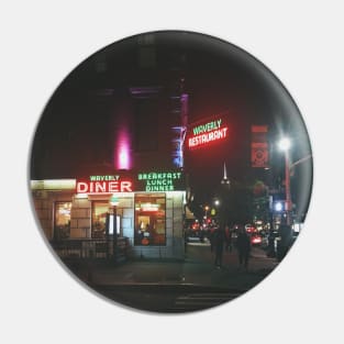Waverly Diner Neon Night Pin