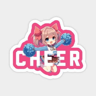 Anime Cheerleader - Kawaii Girls Magnet