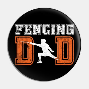 Fencing Dad Pin