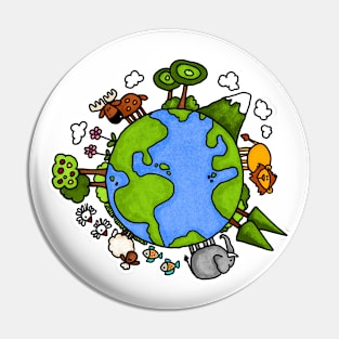 Planet Earth Pin