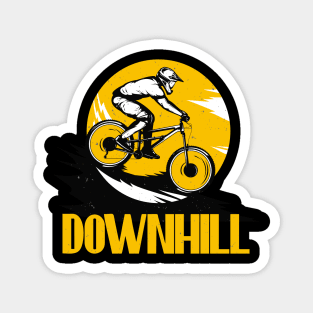 Downhill Mountain Biking Mountain Bike Biker Magnet