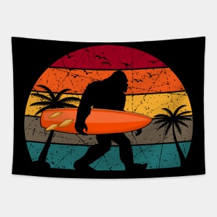 Bigfoot Surfing Tapestry