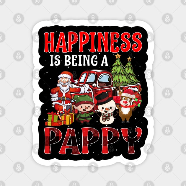 Happiness Is Being A Pappy Christmas Magnet by intelus