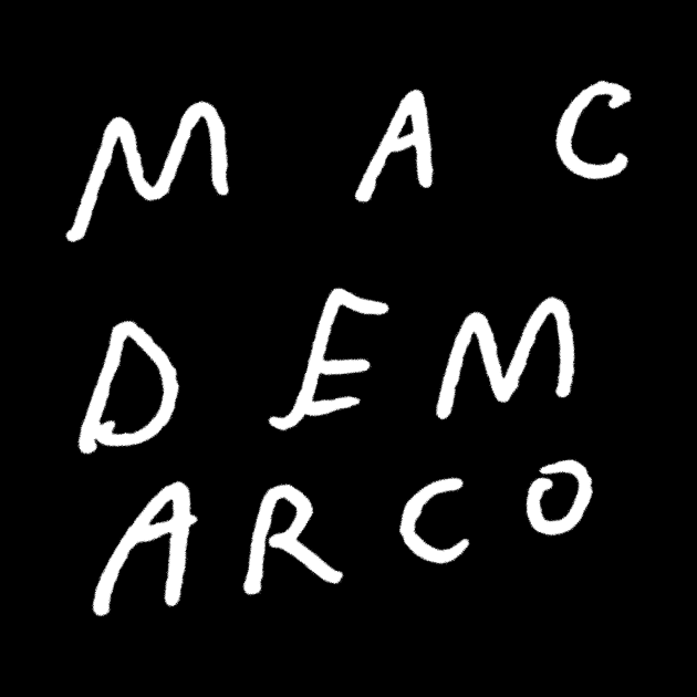 Mac Demarco Salad Days Handwriting Inverted by SOMASHIRTS