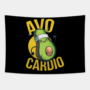 Avocardion - avocado pun Tapestry