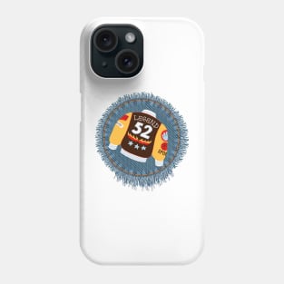 Patches Jeans Since Vintage Old School Established Phone Case