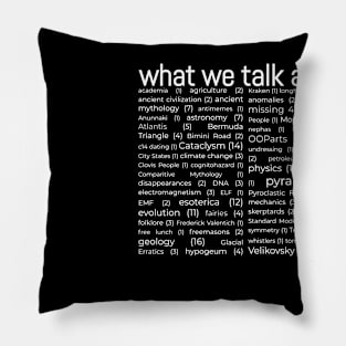 Snake Bros - What We Talk About Pillow