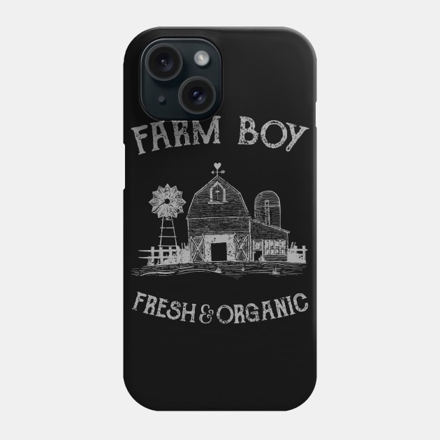 Farm Boy Organic Farm Phone Case by JakeRhodes