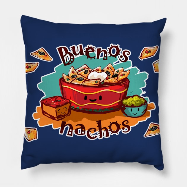 Buenos Nachos Pillow by ElephantShoe