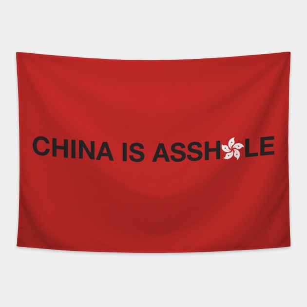 China is Asshole Tapestry by BlimpCo