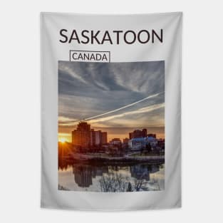 Saskatoon Saskatchewan Canada Skyline Cityscape Gift for Canadian Canada Day Present Souvenir T-shirt Hoodie Apparel Mug Notebook Tote Pillow Sticker Magnet Tapestry